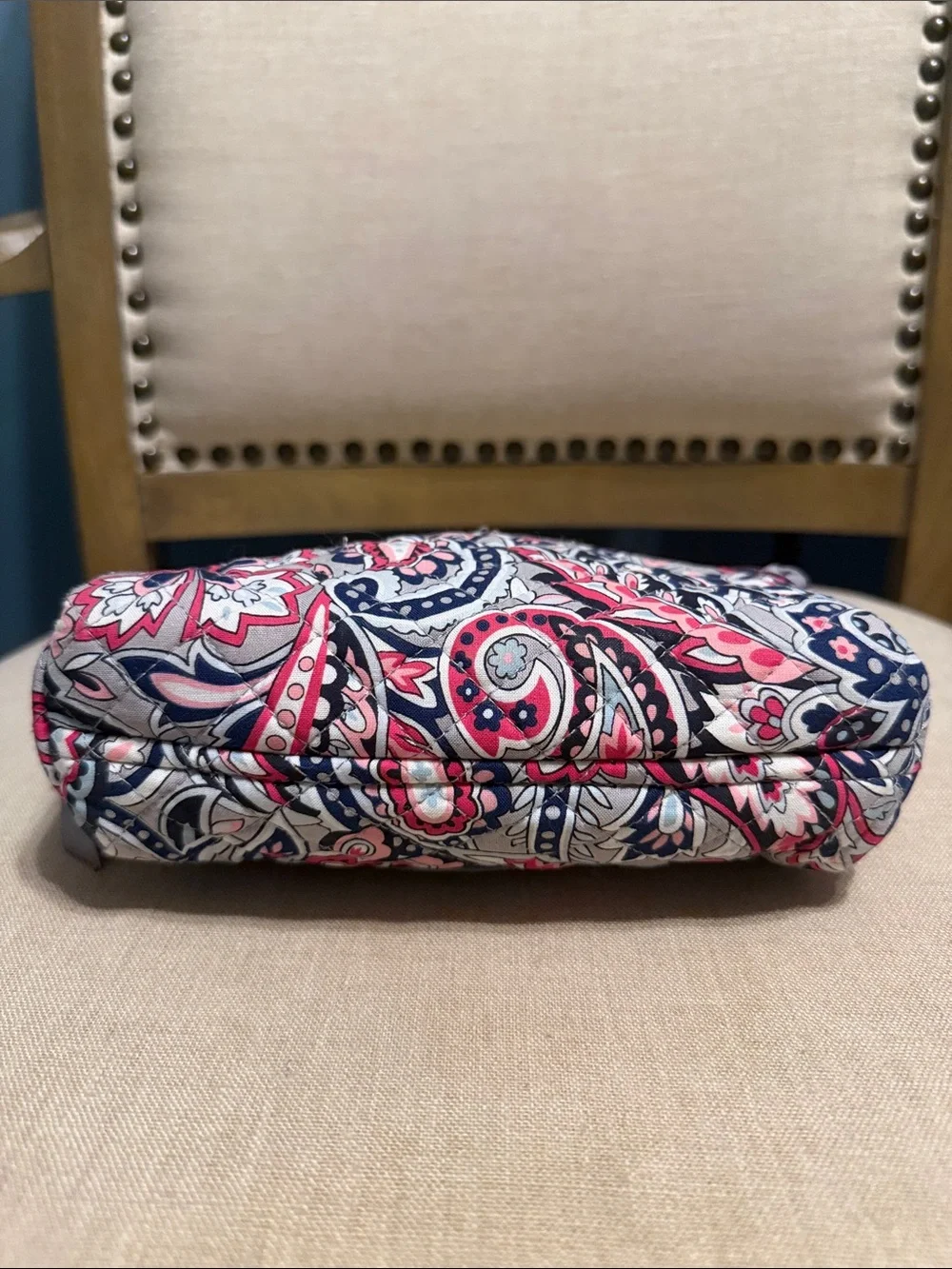 Vera Bradley Quilted Paisley Cosmetic Pouch